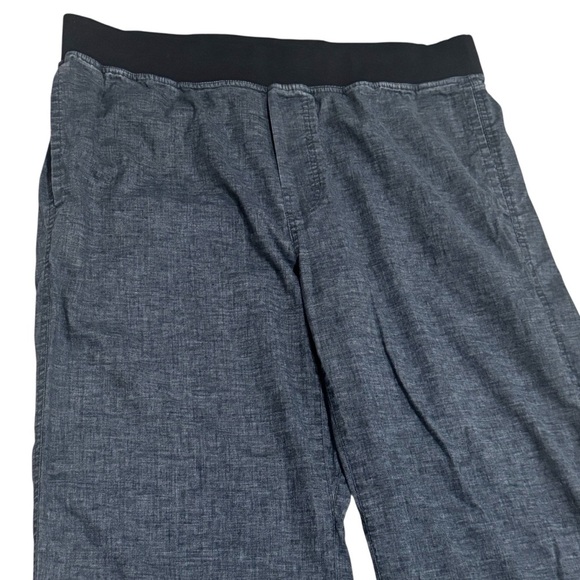 prAna Vaha Hemp Blend Yoga Pants Charcoal Comfort Outdoors Athletic Size XL - Picture 3 of 13